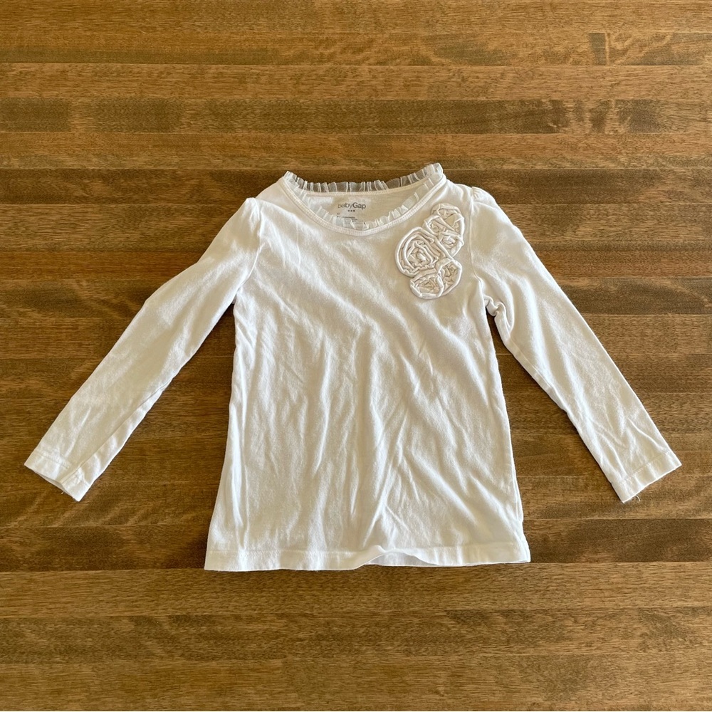 EUC Baby Gap Rosette Long Sleeve